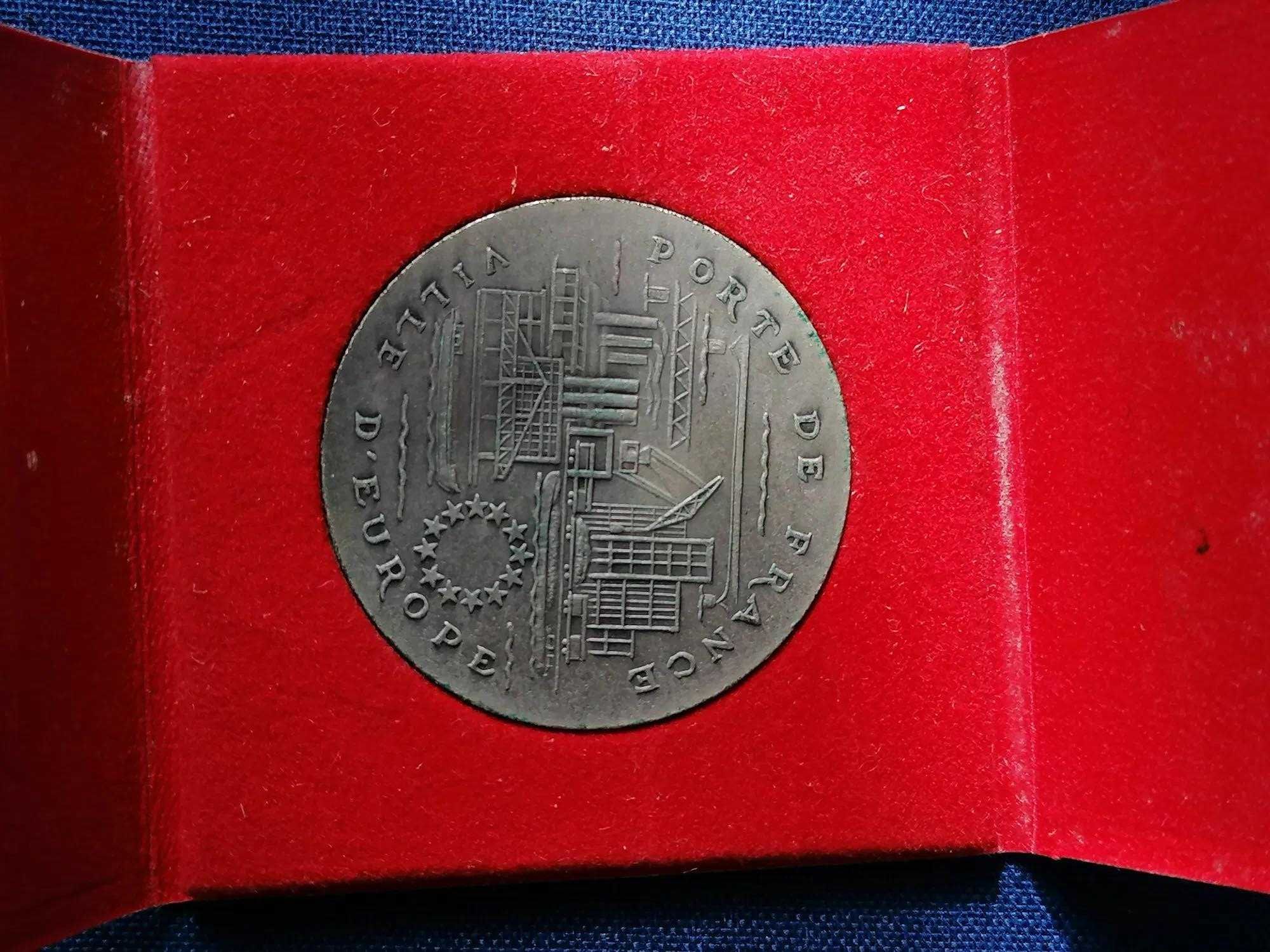 Okolicznościowy Medal Porte De France Ville de Europe Okazyjna cena