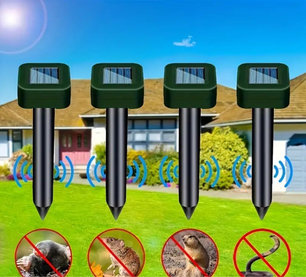 Repelente Ultrasons Solar de Animais predadores
