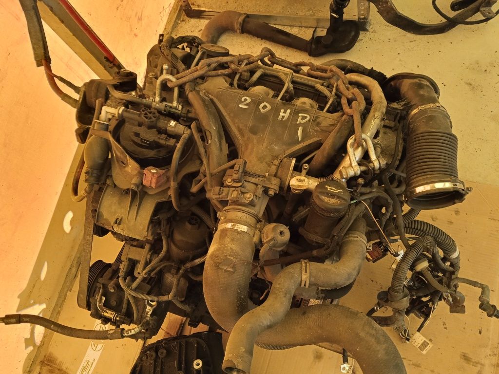 Silnik z osprzętem citroen C5 x7 III 2.0 HDi 136km