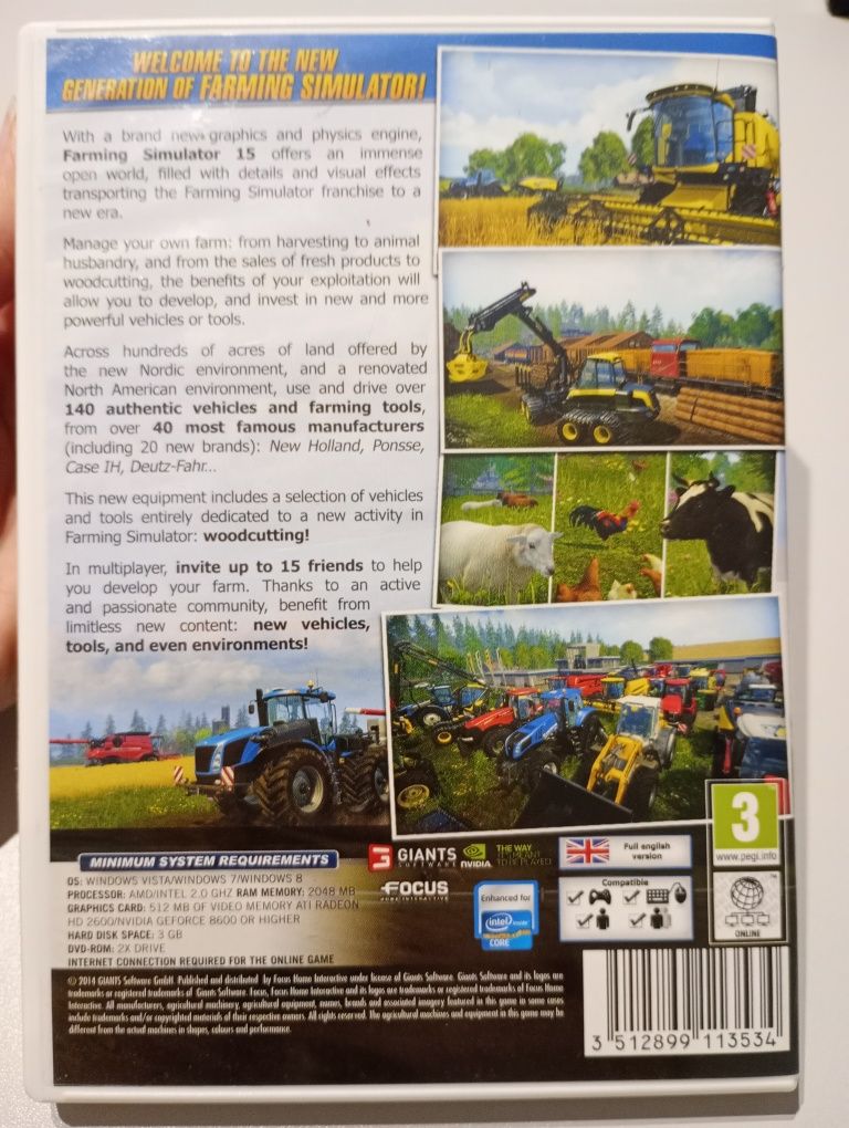 Farming Simulator 15 z mapką PC
