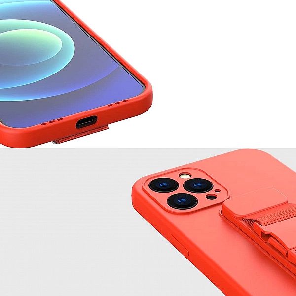 Rope case żelowe etui ze smyczą łańcuszkiem torebka smycz iPhone XR cz