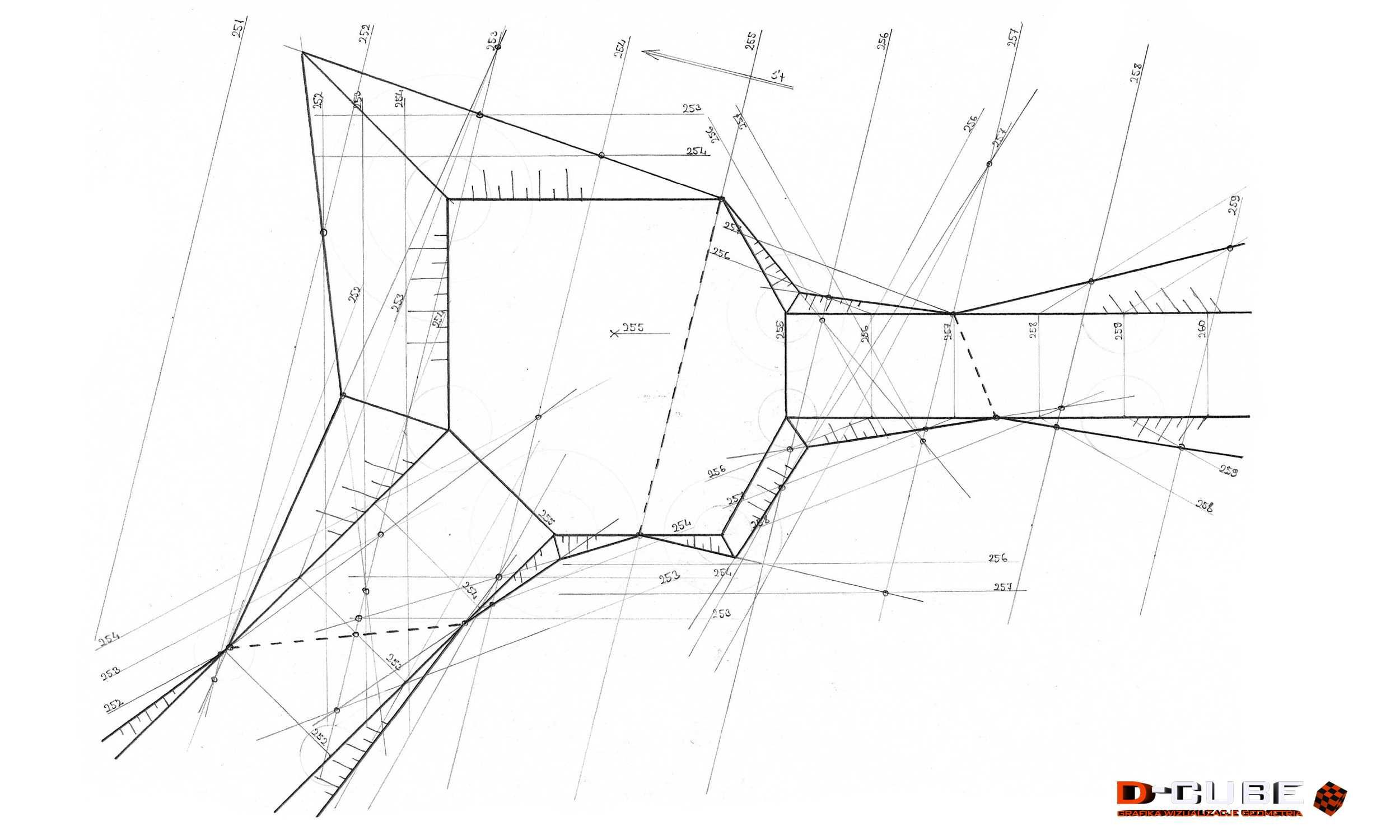 GEOMETRIA WYKREŚLNA - korepetycje, wykonywanie rysunków