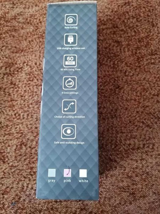 Bezprzewodowa lokówka automatyczna, Nowa, obrotowa