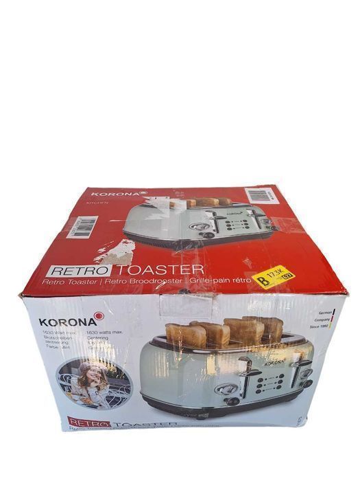 Podwójny Toster Z Podgrzewaczem Korona Retro 21675