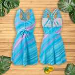 Bikini Tankini Damski Strój Kąpielowy Szorty Sukienka 2XL