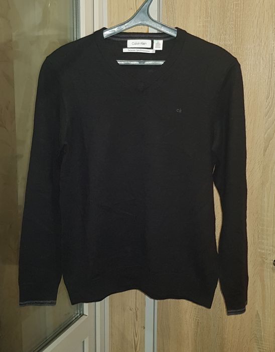 Фирменный шерстяной свитер Calvin Klein Оригинал