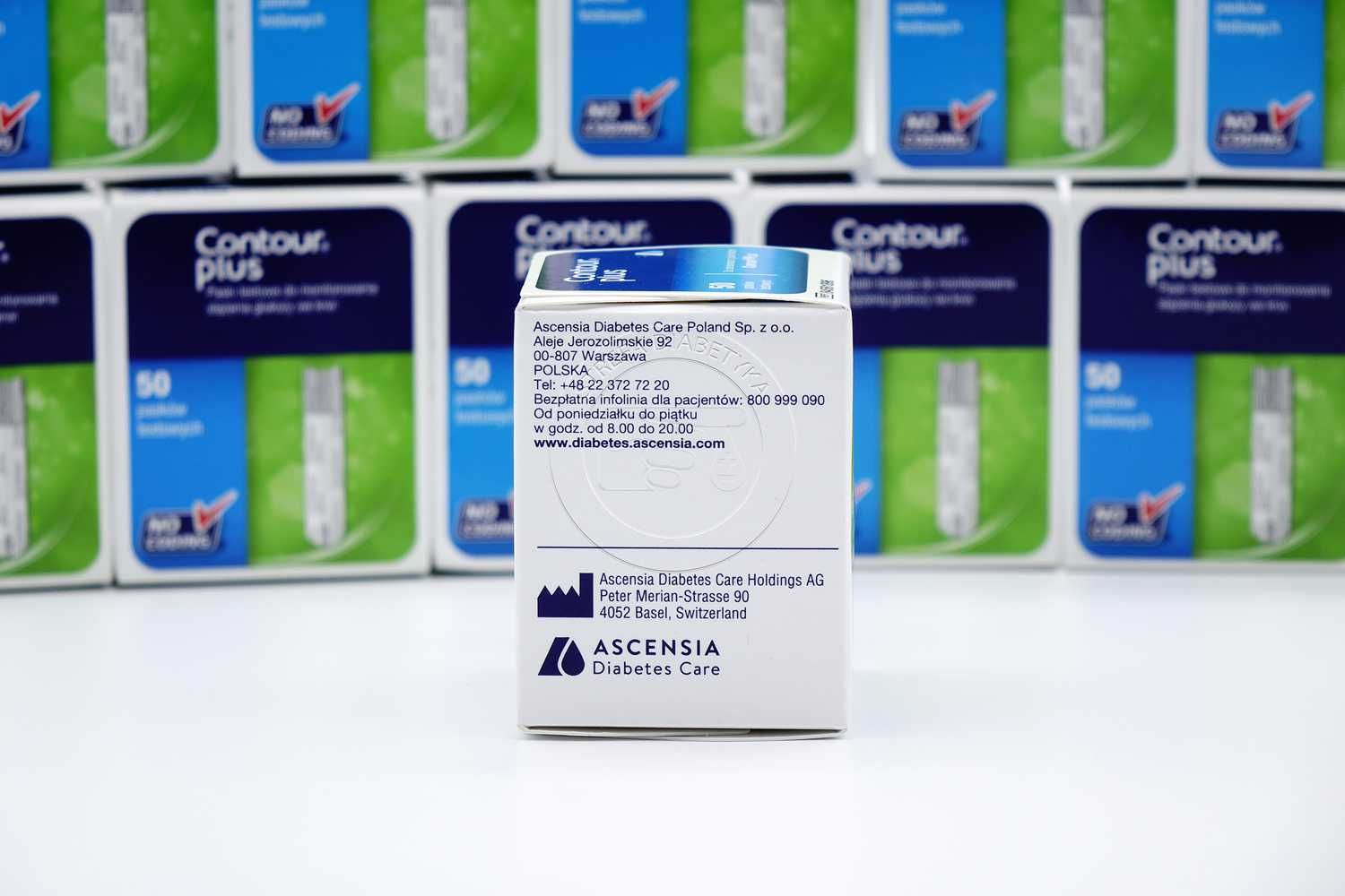 20 x Paski do glukometru – CONTOUR PLUS + GRATIS