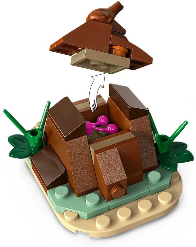 281EL. Klocki Badanie Triceratopsa do LEGO JURASSIC WORLD 76959