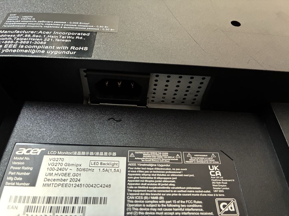 Monitor Acer 120 hz
