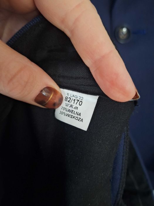 Garnitur, wełna. 170cm męski, młodzieżowy Rzeszów