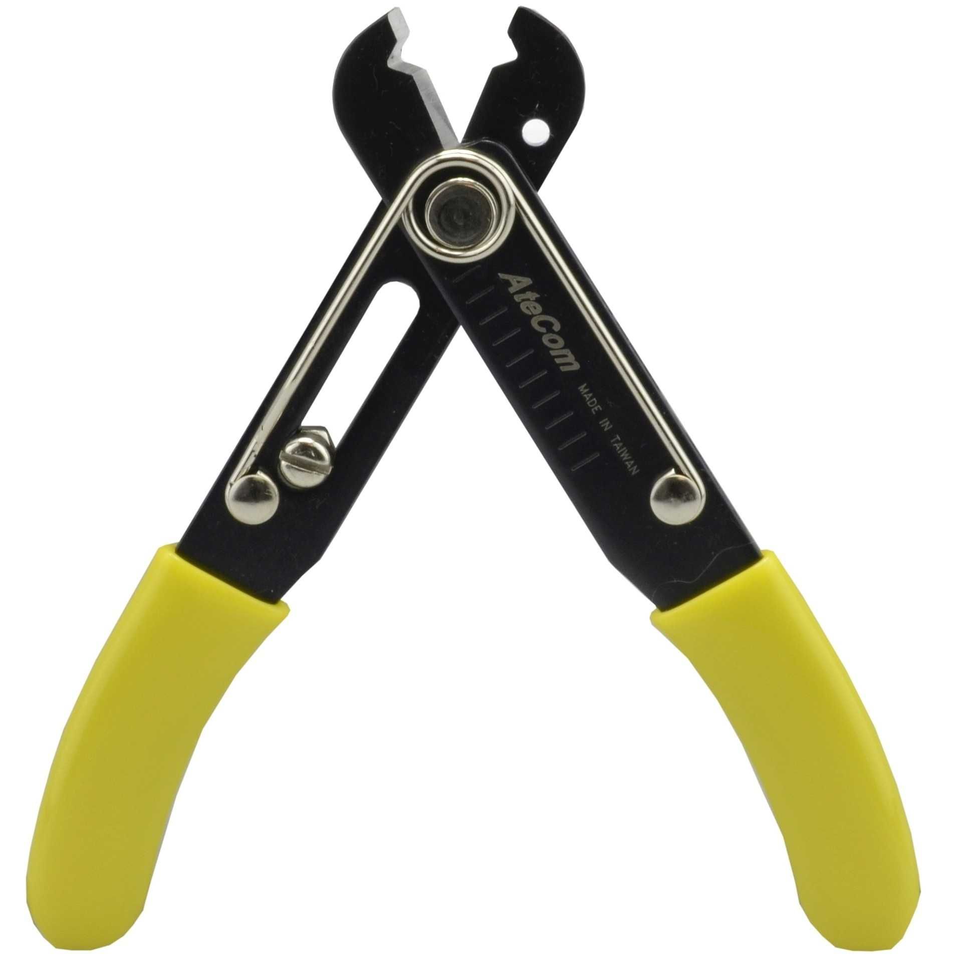 Ściągacz izolacji HT-223 + ucinaczki 0,5-4mm żółty