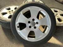 Alufelgi Audi 17” 5x112 ET 56 z oponami letnimi !!