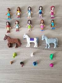 Figurki + zwierzątka + konie Lego Friends