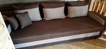 Sofa Kanapa z funkcją spania, fotel, ława