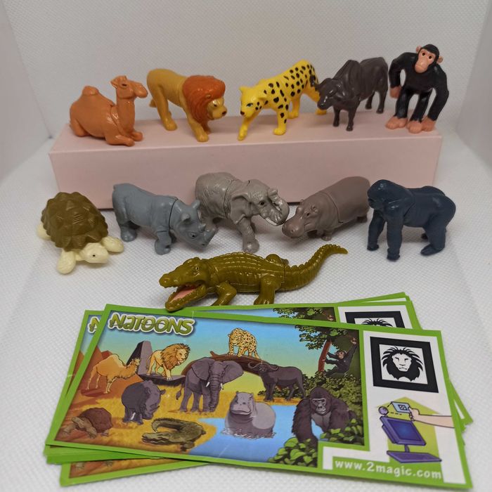 Полярні тварини, Африканські тварини, тварини півдня, Кіндер натунс