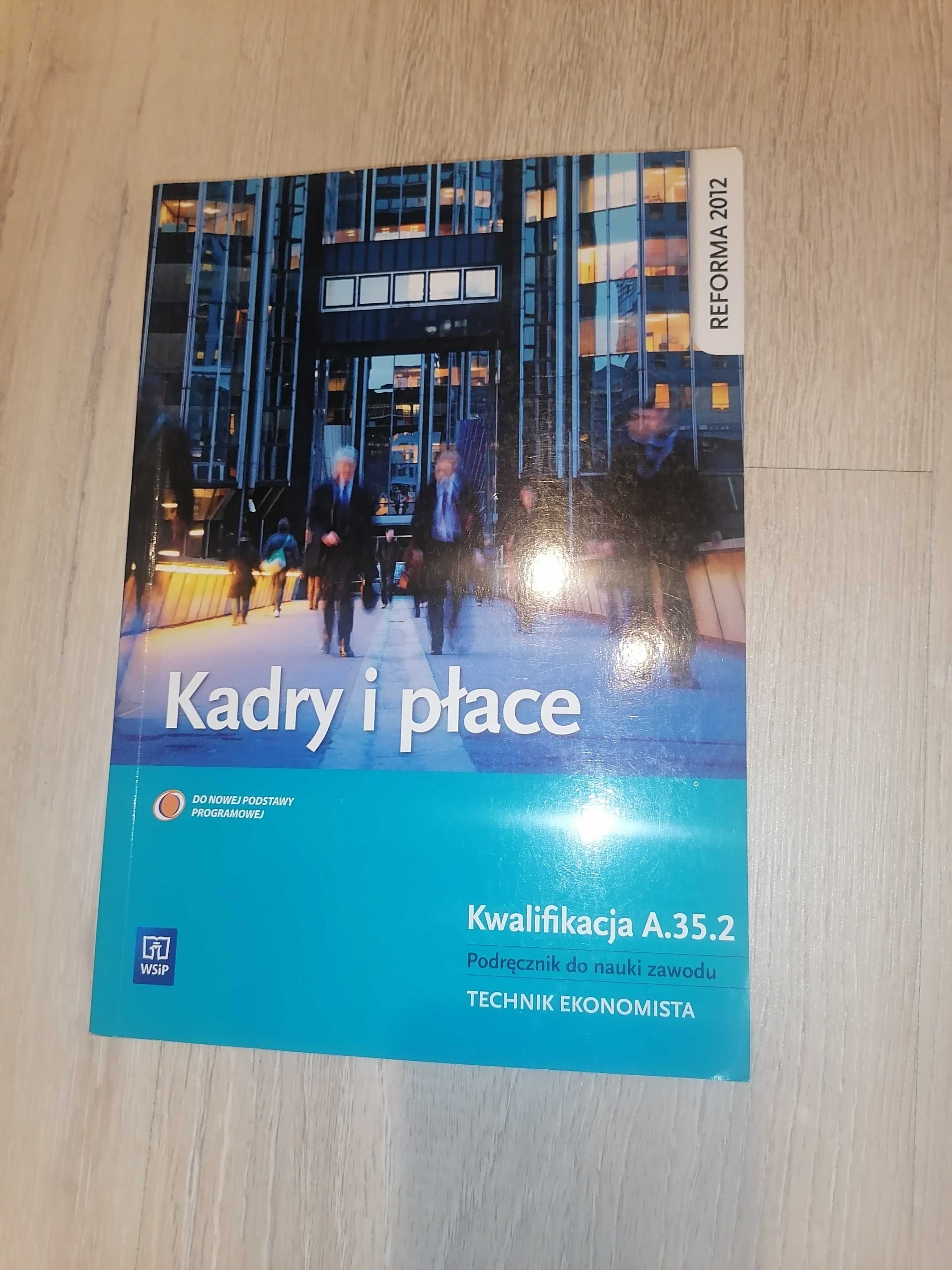 Kadry i płace WSIP technik ekonomista jak nowe