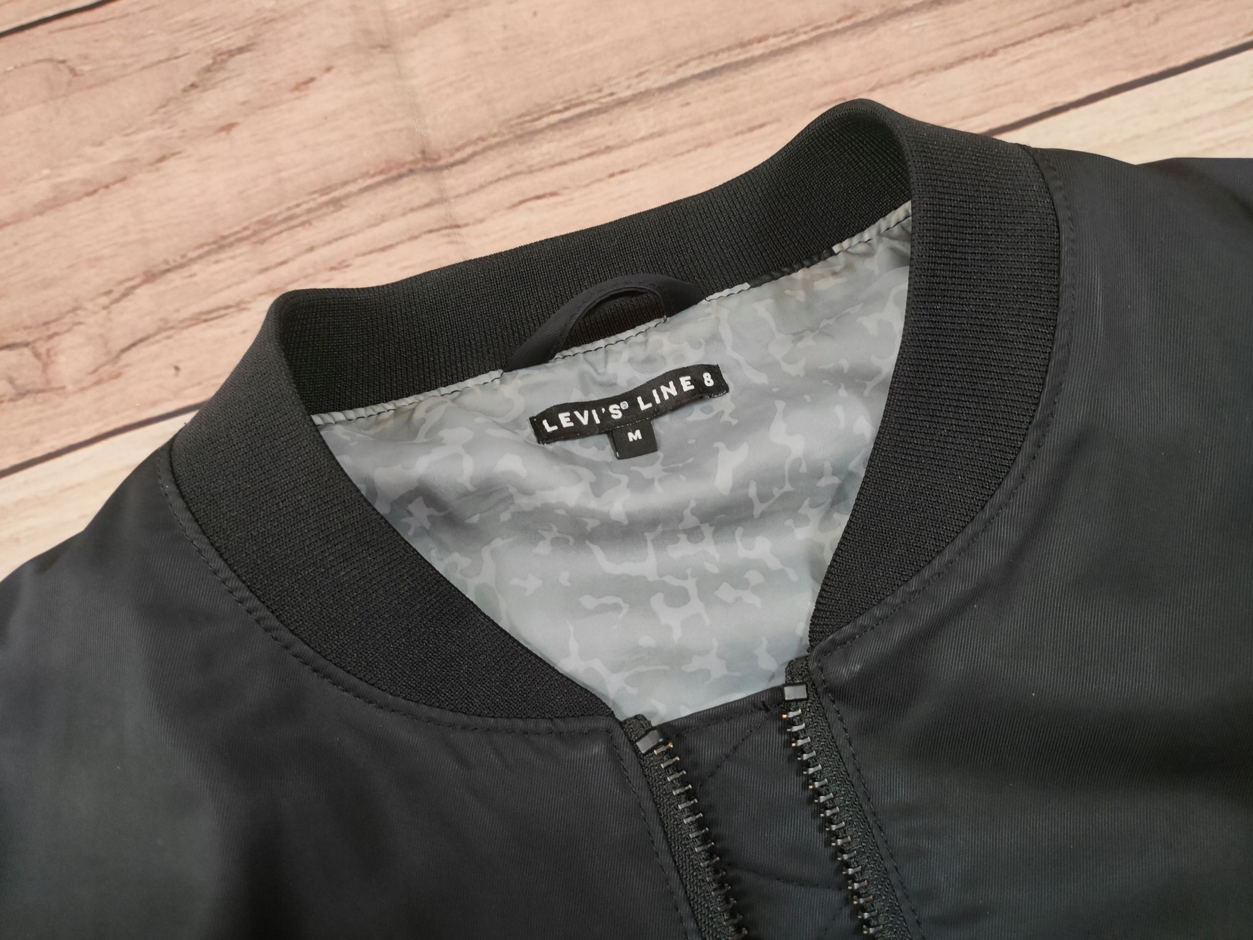 LEVI'S Line 8 Kurtka Bomberka Czarna Męska r. M