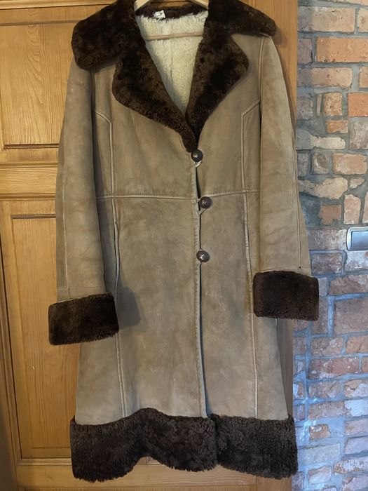 Kozuch vintage owczy