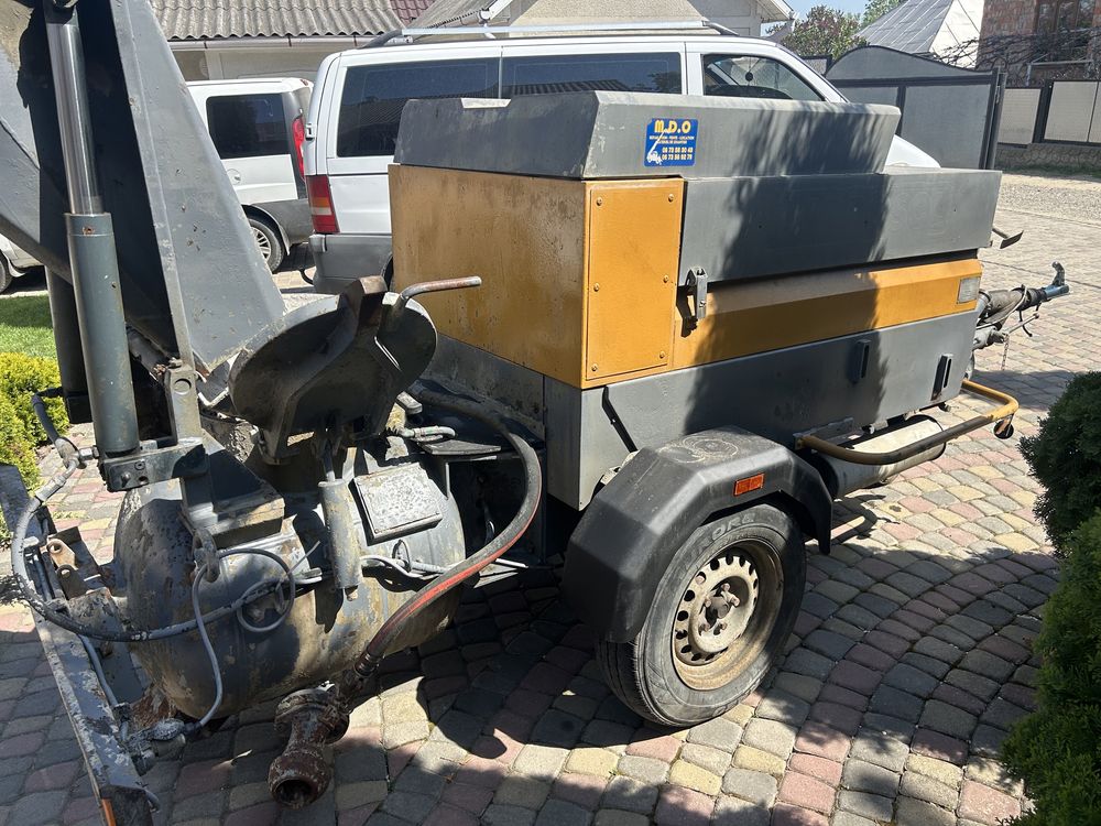 Пневмнонагнітач машинадля стяжки підлог Turbosol putzmeister brinkmann