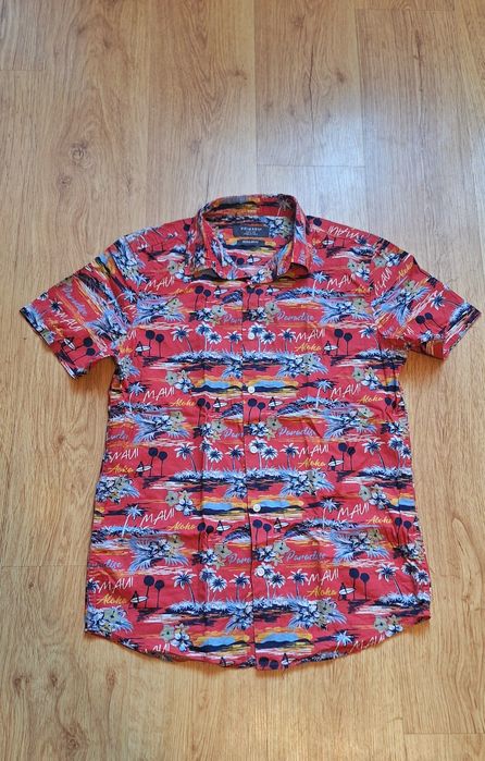 Piękna koszula w kwiaty, hawajska, hipisowska, woodstock. Rozmiar L/M