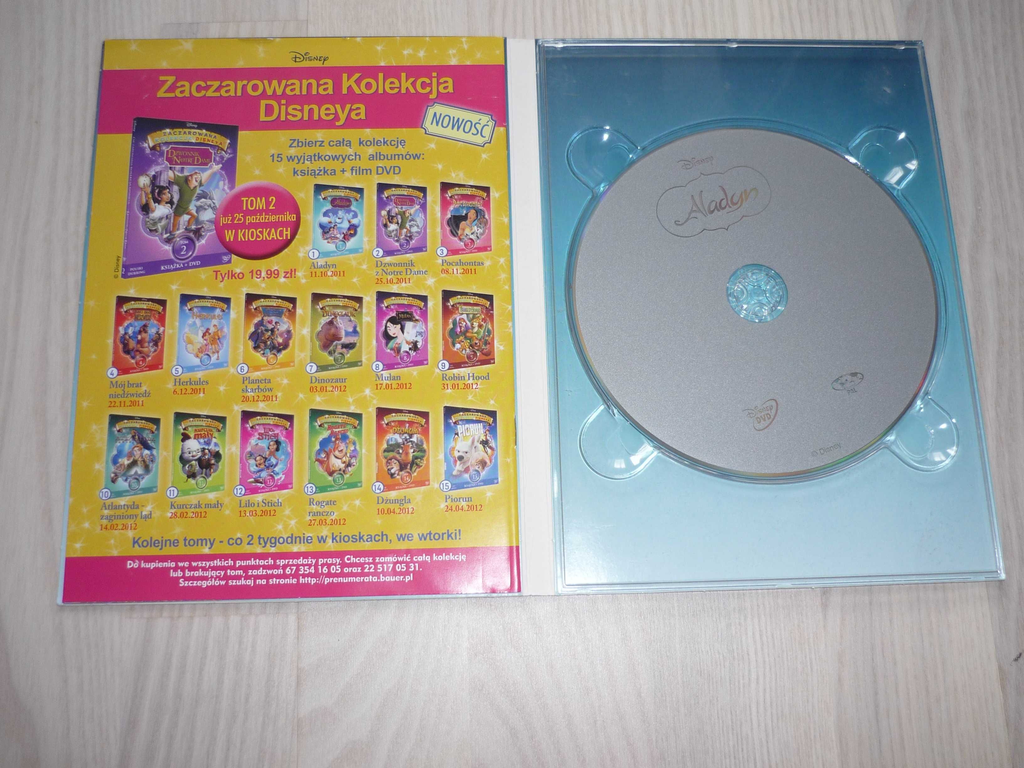 Bajki Disney DVD Śpiąca królewna, Mała Syrenka, Księżniczka i Żaba