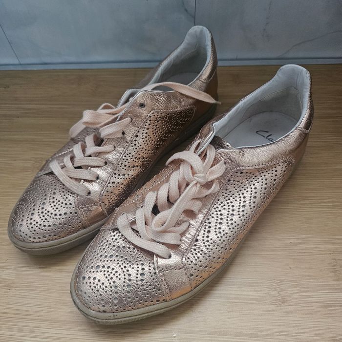 Шкіряні кеди Clarks