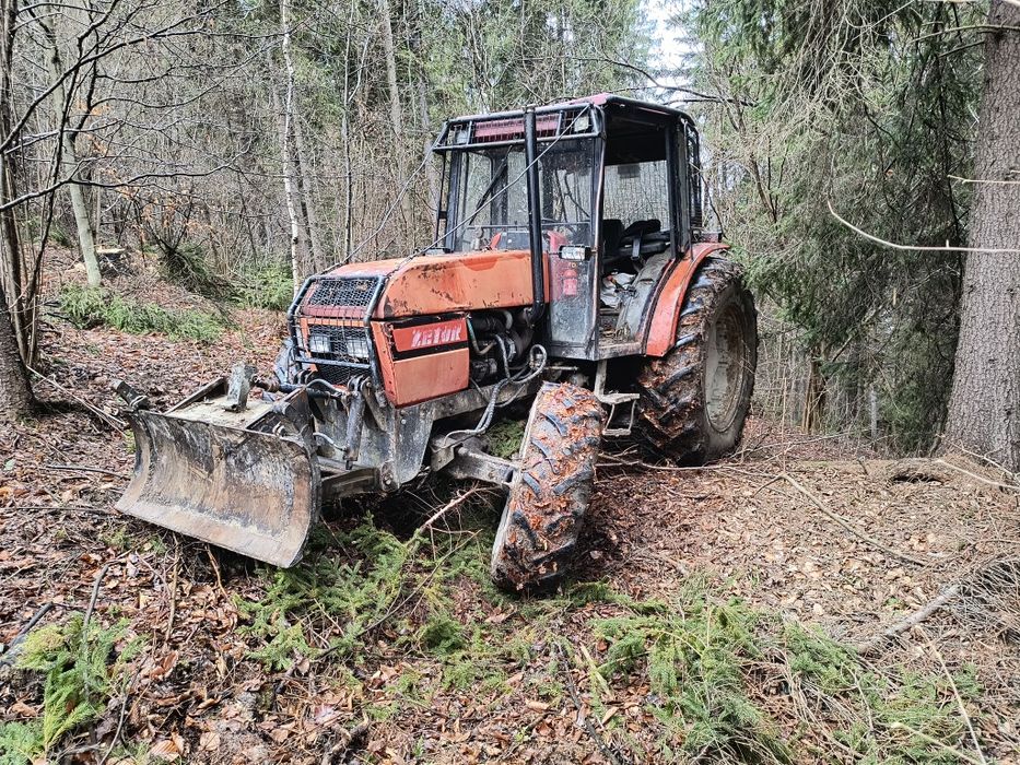 Zetor 9540 leśny , wyciągarka  , lkt