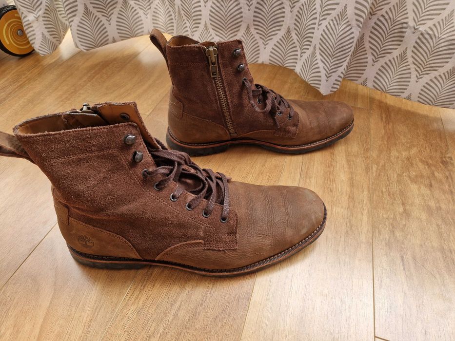 Timberland botas Kendrick Side Zip castanhas 45