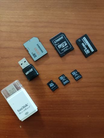 Cartões de memória para telemóveis e portáteis