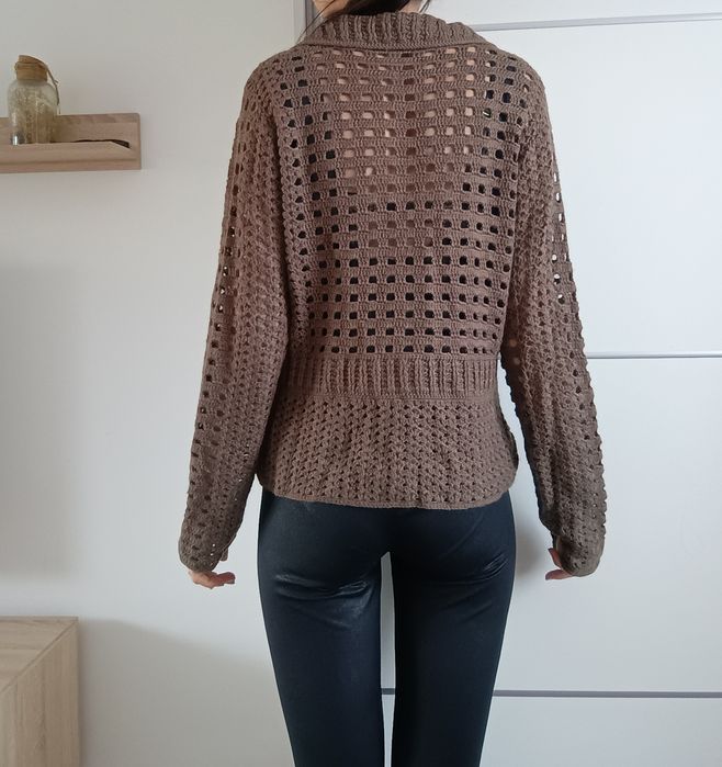 Kardigan sweter sweterek damski z wełną