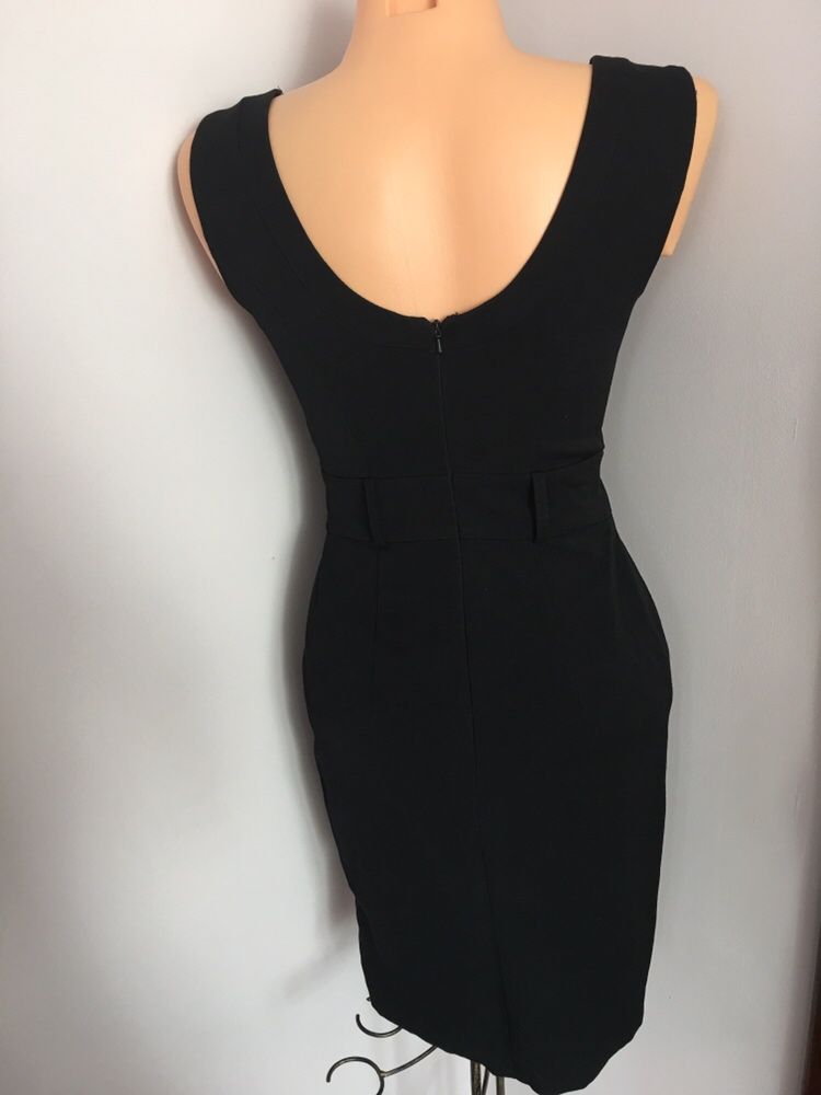 Czarna elegancka sukienka M okolicznościowa