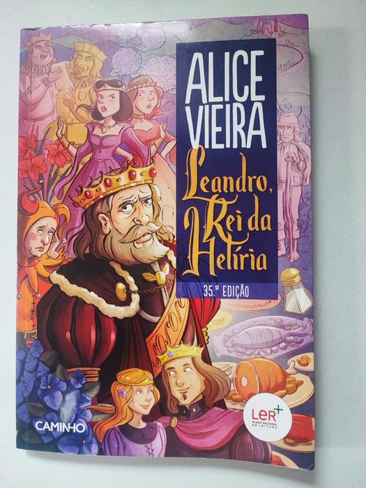 Leandro, Rei da Helíria, leitura recomendada 7 ano e 3 ciclo