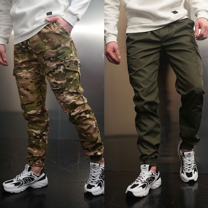 Стильні карго штани на манжеті / 3 кольори/ чоловічі брюки.