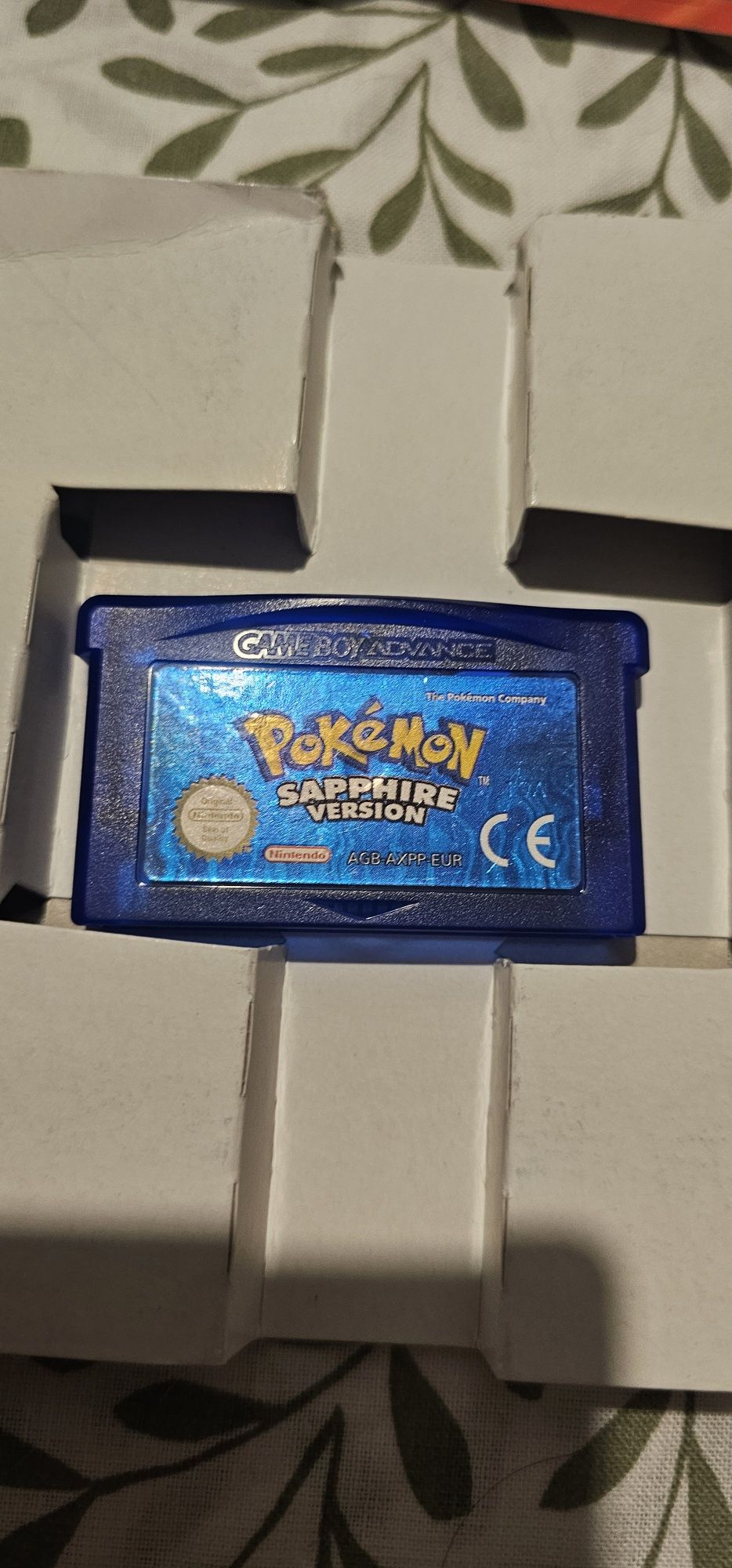 Pokemon Sapphire CIB - Estado quase perfeito