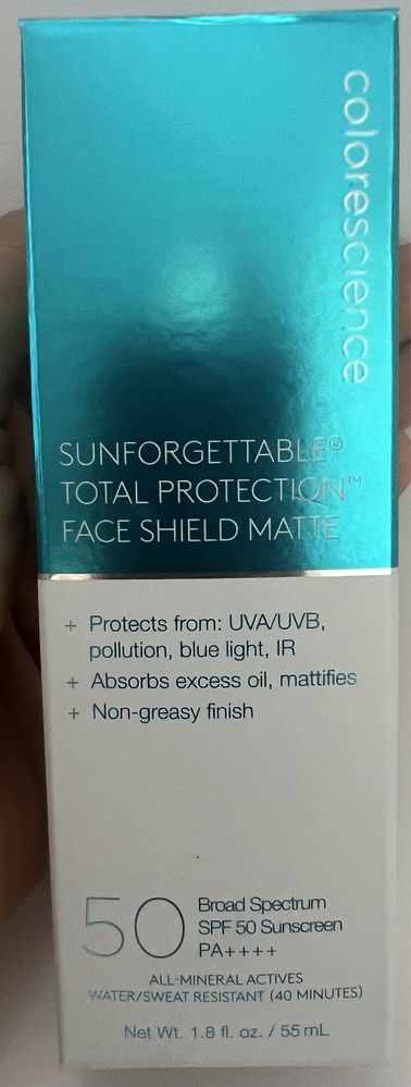 Colorscience matte spf 50, сонцезахисний крем для обличчя