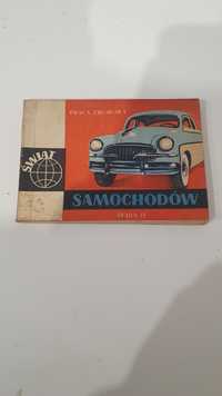 Książeczka album Świat samochodów seria II 1958