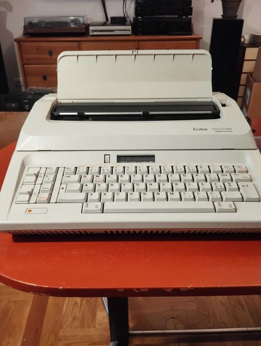 Maszyna Do Pisania Erika 3006 Electronic Full Zestaw 1991 Rok!!!