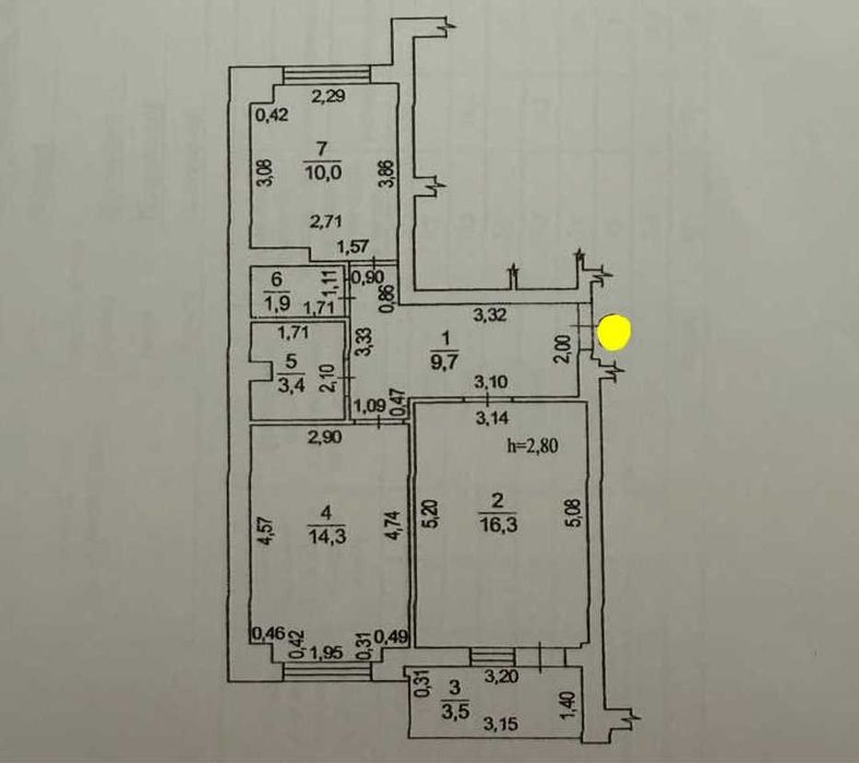‼️ЖК Пелюстковий‼️ 2 кімнатна квартира, 59 м², середній поверх, єОселя