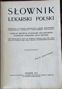 Słownik lekarski Polski 1913 rok