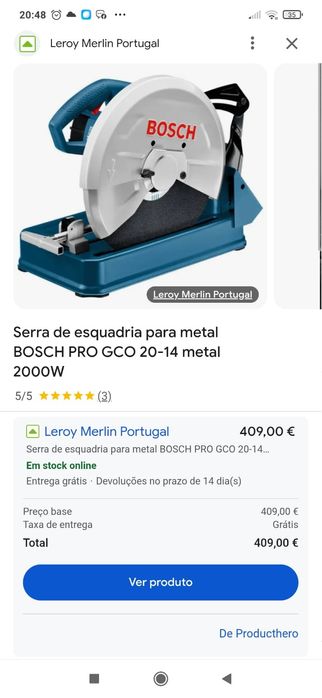 Serra elétrica Bosch