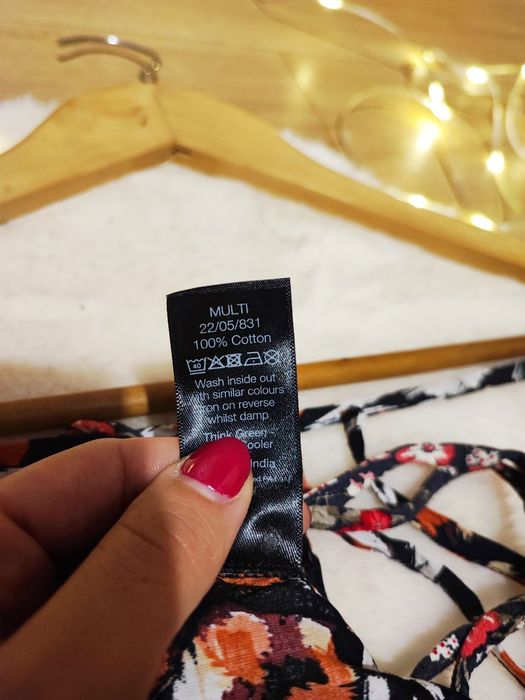 Panterkowa modna tunika sukienka damska plus size XL bawełna cotton