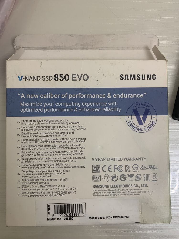 Samsung 850 Evo-Series 250GB V-NAND