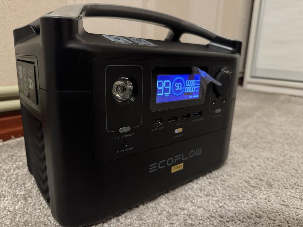 Терміново! Зарядна станція EcoFlow RIVER Pro (720 Вт·год)