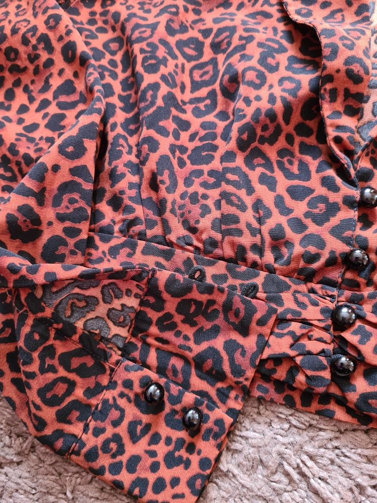 Топ блуза леопардова