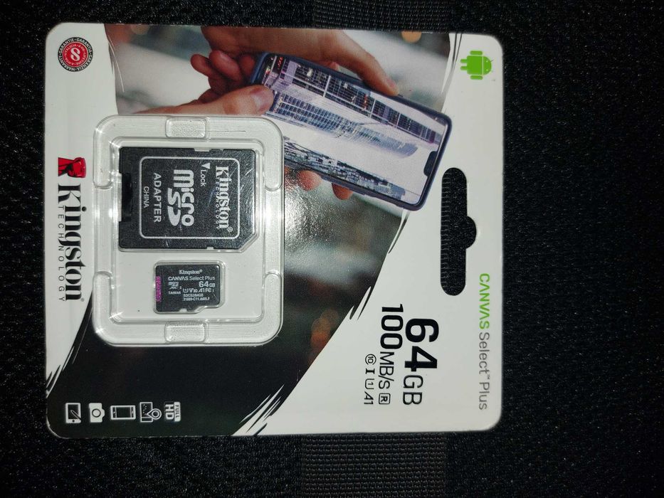 карта памяти kingston 64Gb,128Gb(новая)