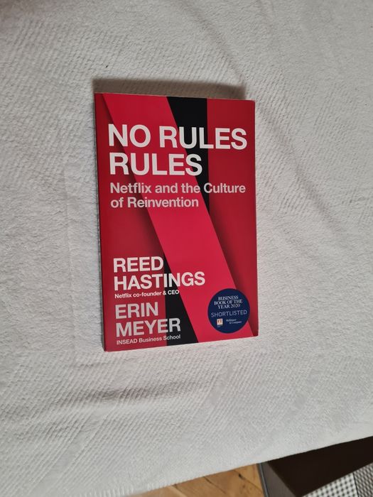 Książka o kulturze Netflix w jęz. ang - No rules rules