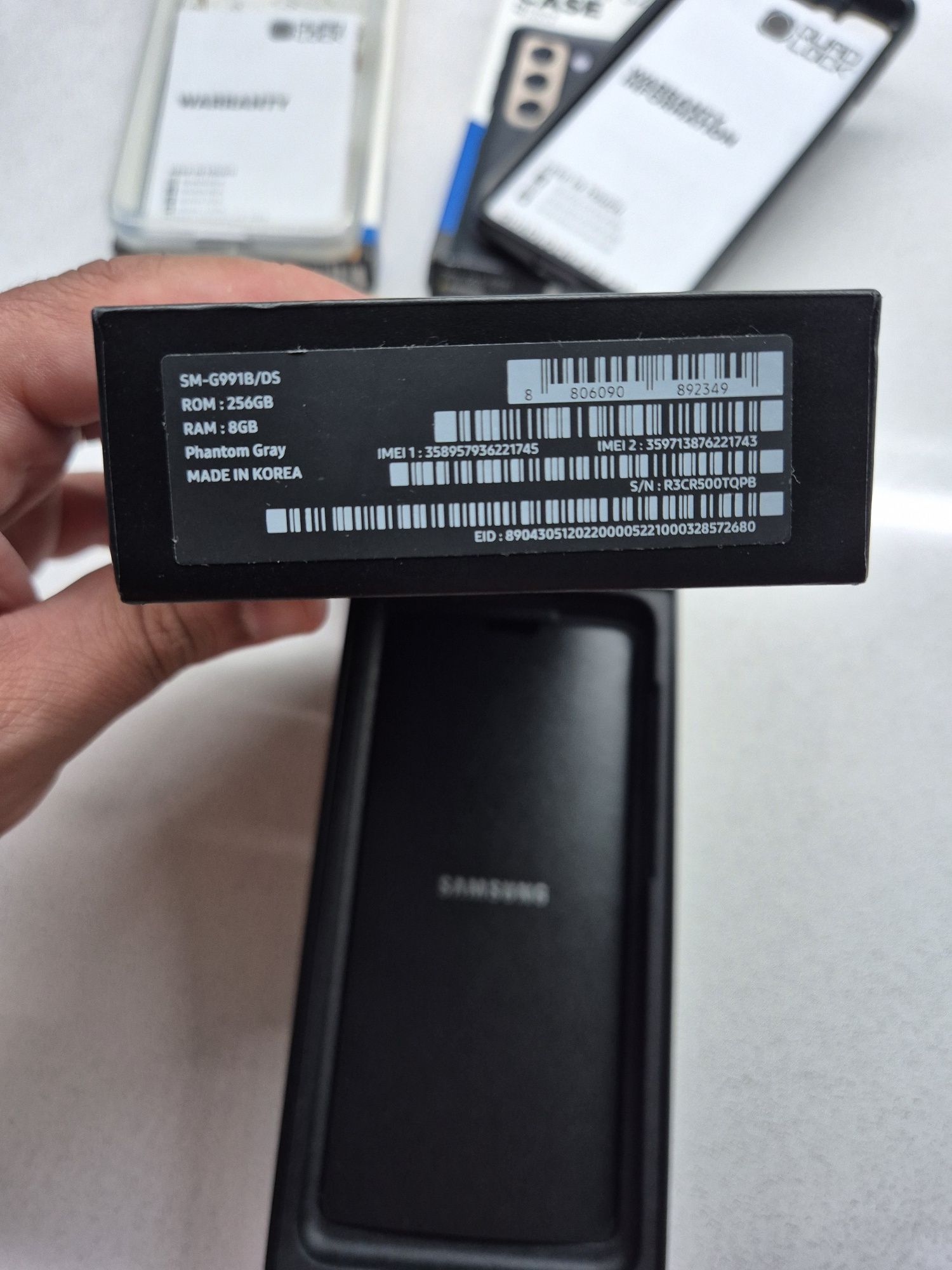 Samsung Galaxy S21 5G (256 GB) + Quadlock