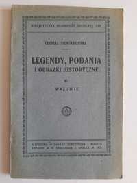 Legendy, podania i obrazki historyczne XI Wazowie - Niewiadomska 1921