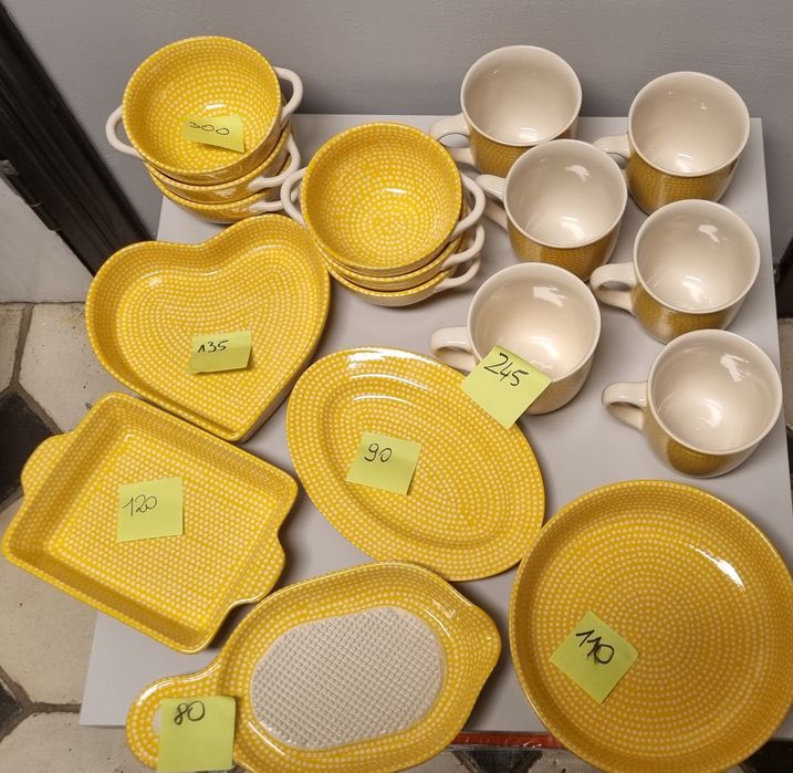 Bolesławiec  Żółty Millena Unikat