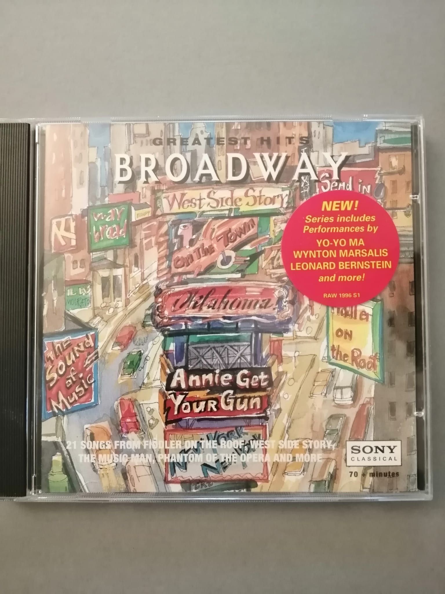 Płyta CD, Broadway greatest hits